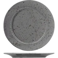 Plate “Lifestyle” small  porcelain  D=200, H=15mm  gray