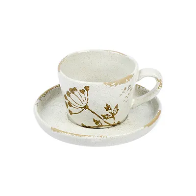 Блюдце «Фенхель» фарфор D=111,H=13мм белый, изображение 3