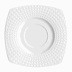 Блюдце «Сатиник» квадратное фарфор ,L=15,B=15см белый