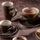 Чашка кофейная «Революшн Гранит» фарфор 85мл D=7см серый,коричнев., изображение 4