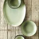 Блюдо «Пьюр» керамика зелен., изображение 2