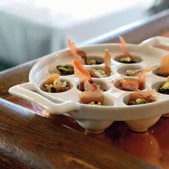 Блюдо для улиток «Бель Кузин» (на 12 шт) фарфор ,H=43,L=215,B=160мм белый, изображение 4