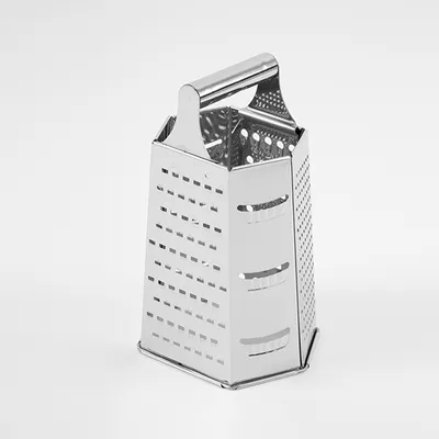 Терка 6-ти сторонняя сталь нерж. ,H=21,8,L=14,B=11см металлич., изображение 2