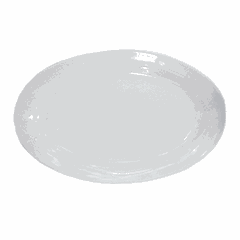 Блюдо овальное ровный край фарфор ,H=45,L=365,B=235мм белый