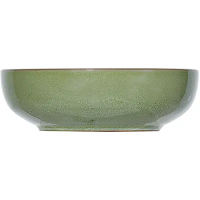 Салатник «Спарклинг» керамика 235мл D=155,H=48мм зелен., изображение 2