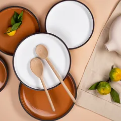 Тарелка «Блисс» с бортом фарфор D=219,H=29мм белый, Цвет: Белый, Диаметр (мм): 219, изображение 4