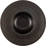 Тарелка для пасты «Скалистос» керамика 300мл D=27,H=4см черный