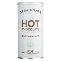 Смесь сухая для приготовления напитков «Горячий Белый Шоколад» ODK 1 кг сталь D=10,H=19см