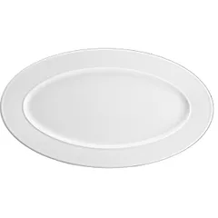 Dish “Excellence” oval  porcelain ,H=25,L=420,B=236mm white