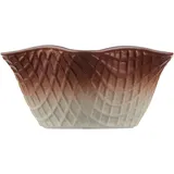 Креманка «Крок» стекло 200мл D=115/55,H=50мм коричнев.