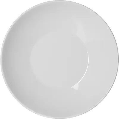 Тарелка глубокая «Опшенс» фарфор 0,5л D=250,H=35мм белый, Диаметр (мм): 250