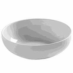 Salad bowl “Lens”  porcelain  D=85, H=27mm  white