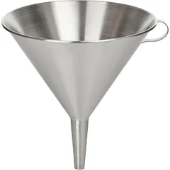 Funnel stainless steel D=15,H=17,L=16cm metal.