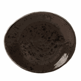 Тарелка «Крафт Грэй» пирожковая фарфор D=155,H=20,L=155,B=130мм серый