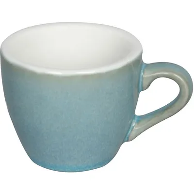 Чашка кофейная «Эгг» фарфор 80мл голуб., Цвет: Голубой