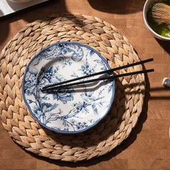 Палочки китайские 10 пар многоразовые пластик ,L=270,B=6мм черный, изображение 4