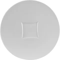 Plate porcelain D=269,H=17mm white