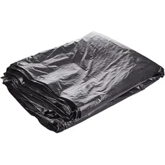 Garbage bags 43 microns [50 pcs]  polyethylene  200 l , B = 25 cm  black