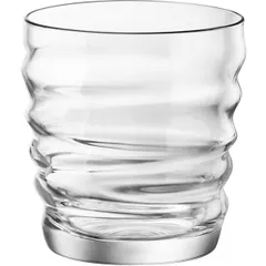 Old fashion "Rifless" glass 360ml D=88,H=95mm clear.