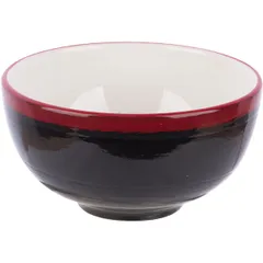 Salad bowl “Koto” porcelain 430ml D=125,H=70mm red