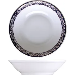 Салатник «Восток Голд» фарфор 1,5л D=235,H=65мм синий,золотой