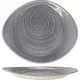 Тарелка «Скейп Грей» фарфор ,L=25,B=20,5см серый, Цвет: Серый, Длина (мм): 250, Ширина (мм): 205