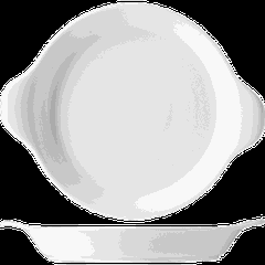 Сковорода порционная «Пл-Кук» фарфор D=175,H=30,L=210мм белый