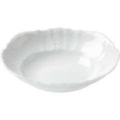 Salad bowl “Bernadotte”  porcelain  D=25cm  white