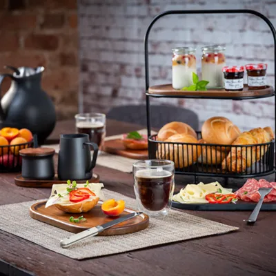 Салфетка сервировочная поливинилхл. ,L=45,B=33см коричнев., изображение 2