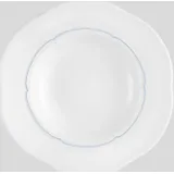 Тарелка для пасты «VERSAILLE BLUE» фарфор D=22см белый,голуб.
