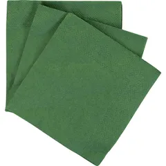 3-layer napkins [20 pcs]  paper. napkin ,L=13,B=13cm green.