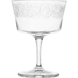 Champagne saucer “Novecento Liberty”  glass  220 ml  D=90, H=124mm  clear.
