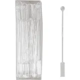 Cocktail stirrers “Oar”[50pcs] polystyrene ,L=19.5cm clear.