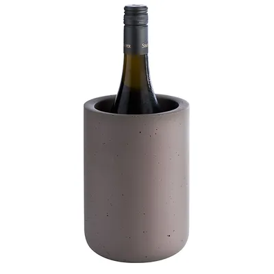 Емкость для охлаждения бутылок «Элемент» бетон D=12,H=19см серый, изображение 2
