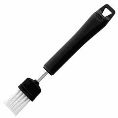 Pastry brush polyprop.,stainless steel ,L=20cm black