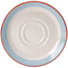 Saucer “Rio Blue”  porcelain  D=145, H=16mm  white, blue