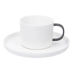 Блюдце «Вейв» фарфор D=140/65мм белый, изображение 3