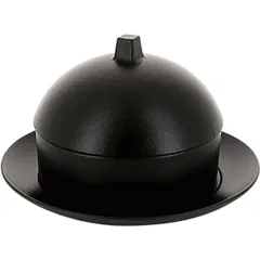 Блюдо для подачи «Экинокс» фарфор D=22,H=13см черный