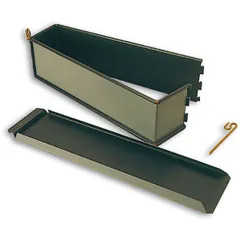 Pastry mold corrugated with a removable bottom  stainless steel, anti-stick coating , H=85, L=350, B=75mm