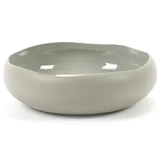 Dish ceramics D=230,H=78mm gray