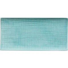 Блюдо прямоугольное фарфор ,L=26,B=13см синий