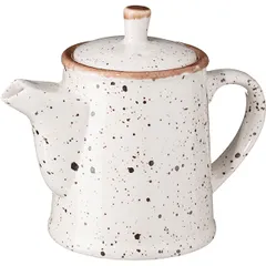 Чайник заварочный «Пунто Бьянка» фарфор 0,5л ,H=14,5,B=10,5см белый,черный, изображение 2