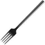 Dessert fork “Sapporo Basic”  stainless steel , L=18/5, B=2cm  black, matte