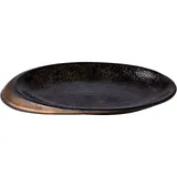 Тарелка «Ро дизайн бай кевала» овальная керамика 20мл ,H=20,L=258,B=185мм черный