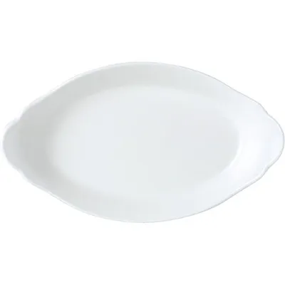 Блюдо для запекания овальное «Симплисити» фарфор 350мл ,H=40,L=307,B=177мм белый, изображение 2