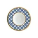 Тарелка для пасты «Калиф Лотус» фарфор 400мл D=28см белый,синий
