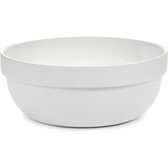 Salad bowl “Pass-partout”  porcelain  2.5 l  D=24, H=10 cm  white, matte