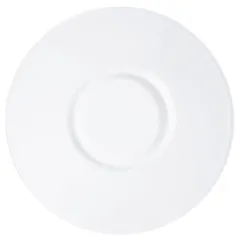 Saucer “Intensity Baril” for cup Q3634 glass D=15.4cm white