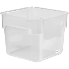 Container for “Prootel” products  polyprop.  6 l , H=19, L=22.5, B=22.5 cm  transparent.