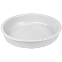 Round container for food warmer  porcelain  D=330, H=57mm  white